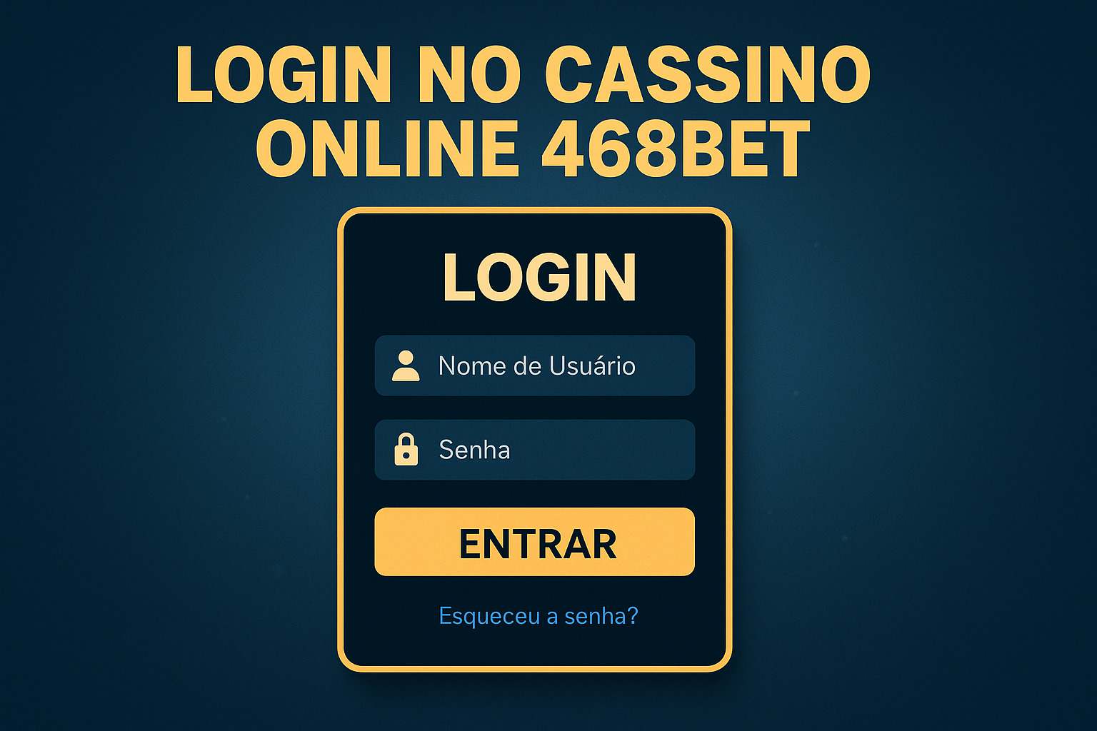 Login no Cassino 468BET